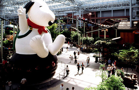 Camp Snoopy at the Mall of America
